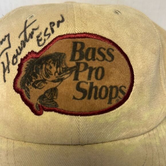 Bass Pro Shops Adjustable Snapback Hat Signed By Jimmy Houston - Picture 3 of 7
